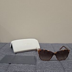Versace Brown Patterned Sunglasses